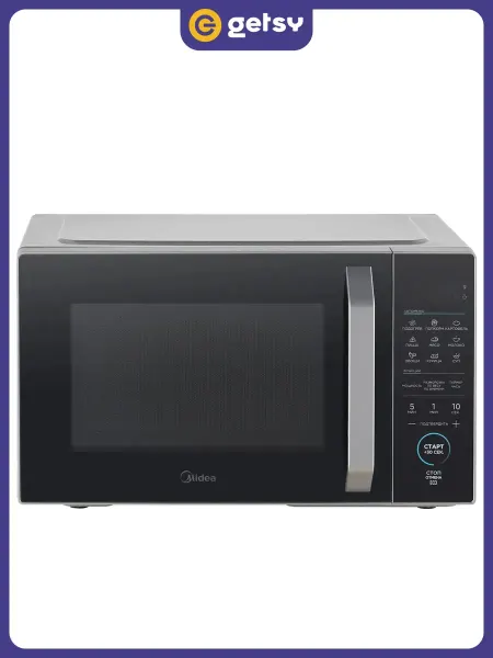 Midea Микроволновая печь EM825P2ET-S, 25 л, 800 Вт, 5 режимов