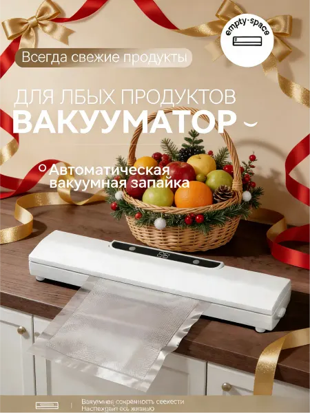 Запайщик пакетов ручной компактный для пикника