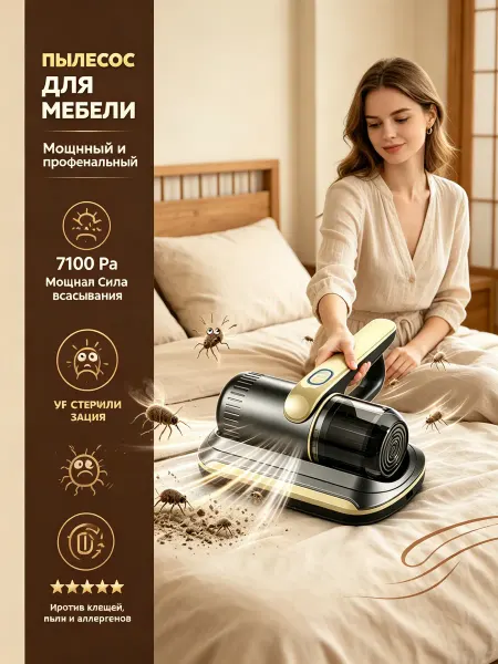 Ручной пылесос для мебели