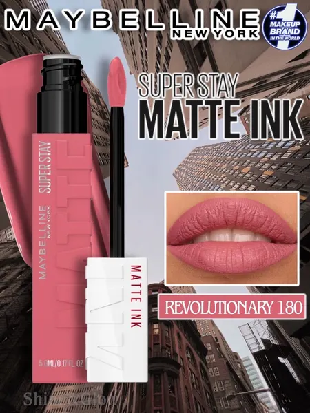 Maybelline New York Помада для губ Super Stay Matte Ink, тон 180, жидкая суперстойкая