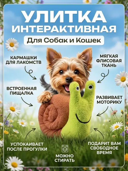 Нюхательная игрушка для собак "Улитка"