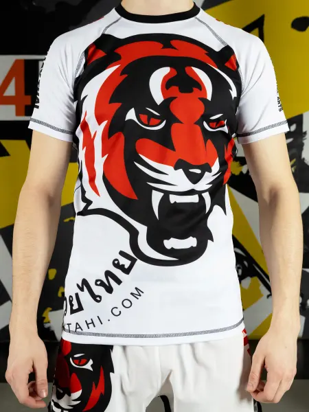 Tiger muay thai Спортивный костюм 2 в 1 Футболка и шорты