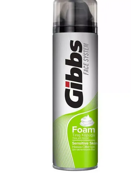 Пена для бритья GIBBS Sensitive 400 мл для чувствительной кожи
