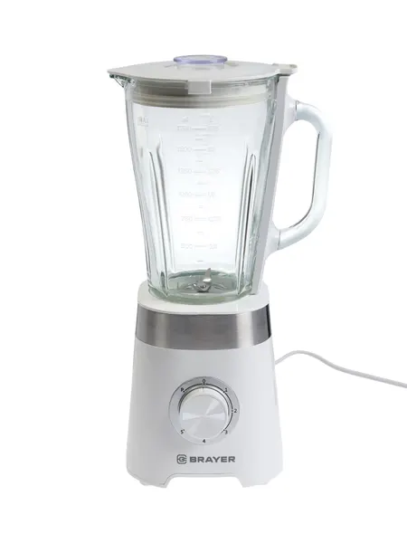 Блендер стационарный BRAYER 12006BR, 800 Вт, 1.75 л, 5 скоростей, белый