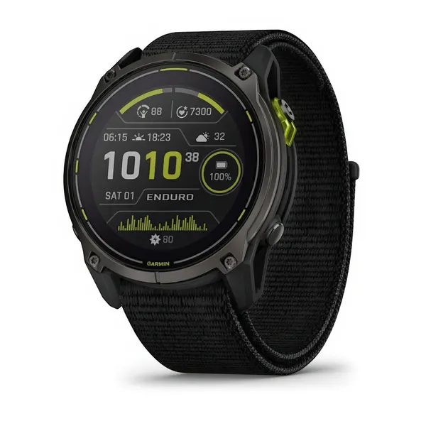 Умные часы Garmin Enduro 3 51 мм Solar Sapphire Black UltraFit Nylon Strap