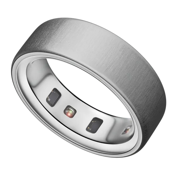 Умное кольцо Oura Ring 4 Brushed Silver US10, мониторинг здоровья