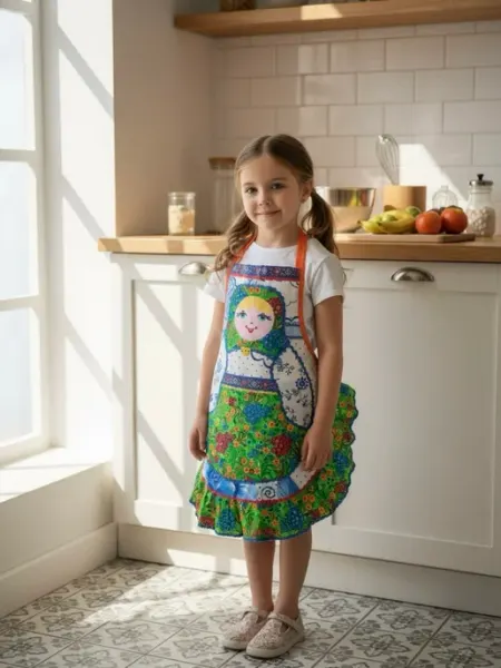 Наследие Фартук кухонный детский 4-8 лет текстиль