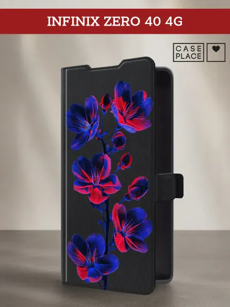 Case Place Чехол-книжка на Infinix Zero 40 4G стильный