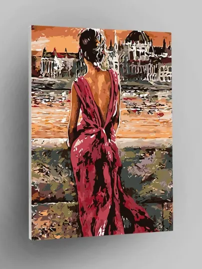 Картина, рисование по номерам ARTERY "Люди" раскраска на холсте, 40* 50 см