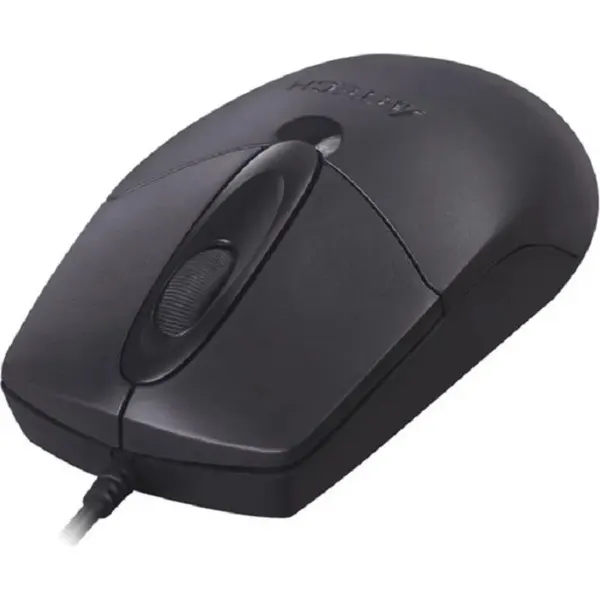Мышь компьютерная A4Tech OP-720 черная, 1200dpi, USB 2but, проводная