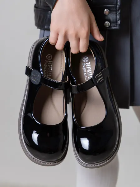 SHOES OCEAN KIDS Туфли школьные лакированные нарядные на выпускной