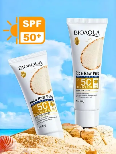Солнцезащитный крем для лица Spf 50+ Bioaqua, 40 г