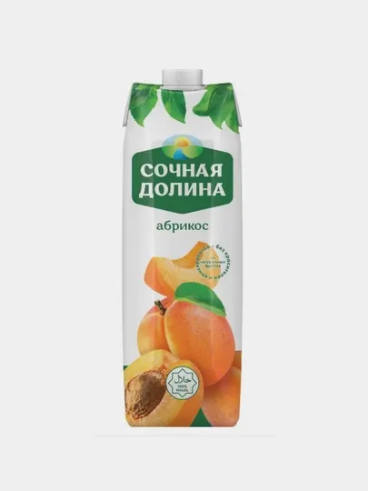 Сок Сочная долина абрикос, 1 л