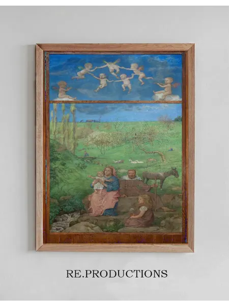 Re.productions Постер Ruhe auf der Flucht - Hans Thoma