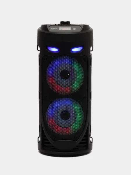 Караоке-колонка ZQS4239, Bluetooth, с микрофоном, с RGB подсветкой, 40 см