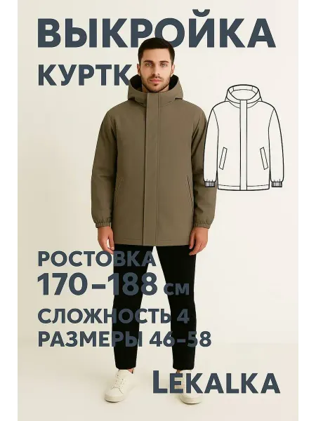 Выкройка Куртка мужская