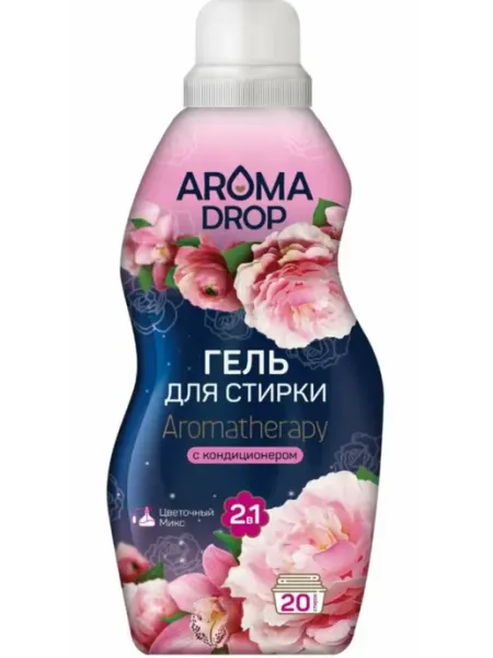 AROMA DROP Гель для стирки Aromatherapy Цветочный микс, 1000 г