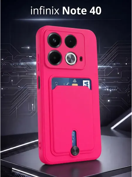 ЧЕХОЛБЕРИ Чехол с карманом на Infinix Note 40