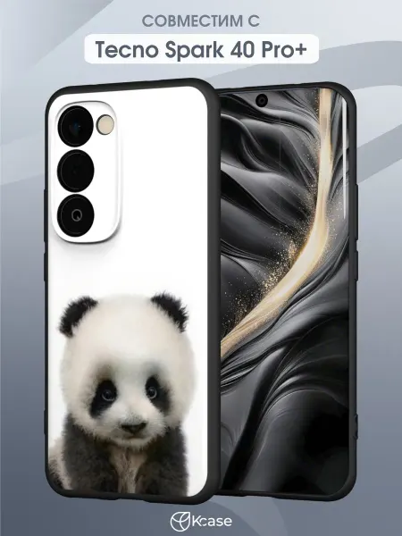 Kcase Чехол на Tecno Spark 40 Pro+ с принтом Панда