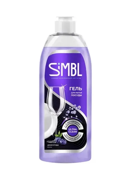 SIMBLE Гель для мытья посуды с ароматом диких ягод, 450 мл