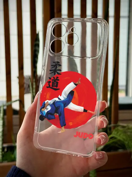 PBl store Чехол на Tecno Spark 40 с принтом Дзюдо