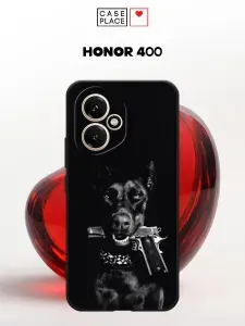 Чехол на Хонор 400 доберман
