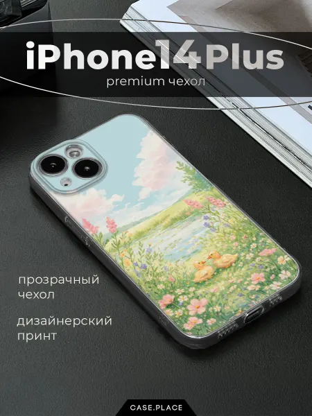 Case Place Чехол на iPhone 14 Plus с утками