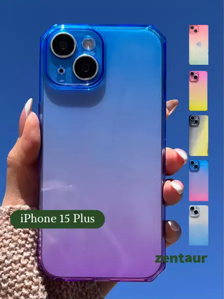 ZENTAUR Чехол на iPhone 15 Plus градиент