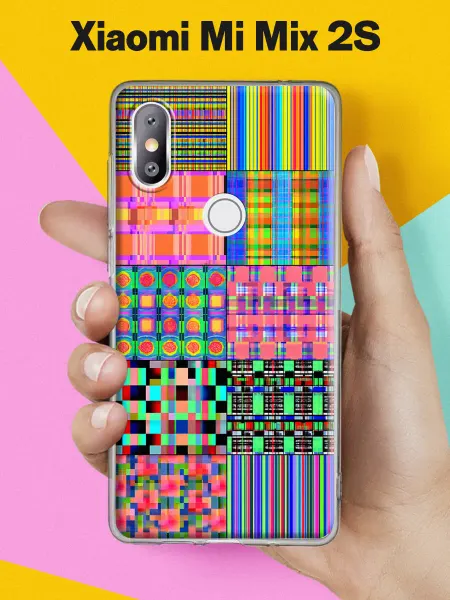 Xiaomi Чехол на Mi Mix 2S с принтом Хаос геометрии