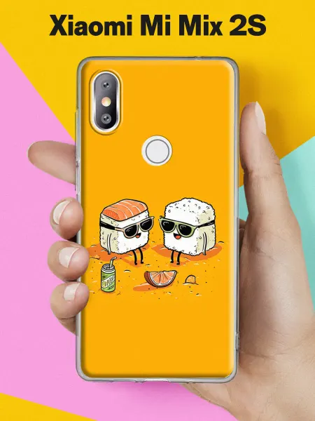 Xiaomi Чехол на Mi Mix 2S с принтом Суши на пляже