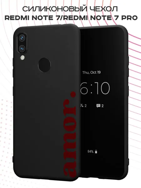 FACTORIA Чехол на Xiaomi Redmi Note 7 с принтом Amor