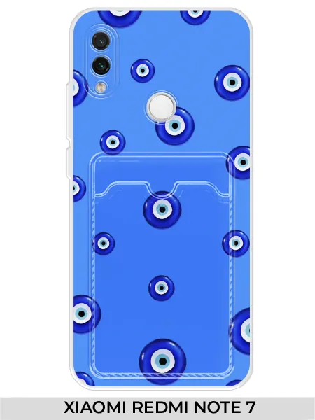 NOOTO Чехол с карманом на Xiaomi Redmi NOTE 7 Глазунья