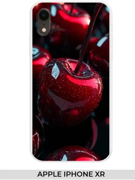 NOOTO Чехол на Apple iPhone XR (для Айфон Икс Р) вишня