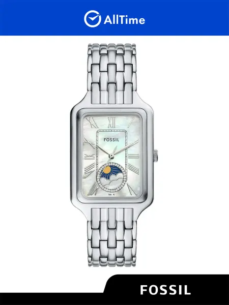Fossil Часы наручные кварцевые с браслетом с камнями