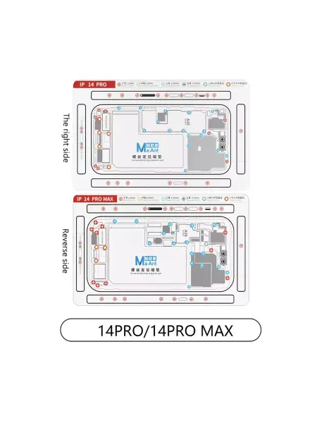 WOAP Магнитный коврик MaAnt с раскладкой iPhone 14 Pro 14 Pro Max