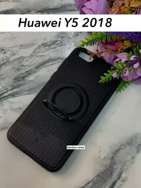 Kambar cases Чехол на телефон Huawei Nova Y5 2018 с кольцом матовый