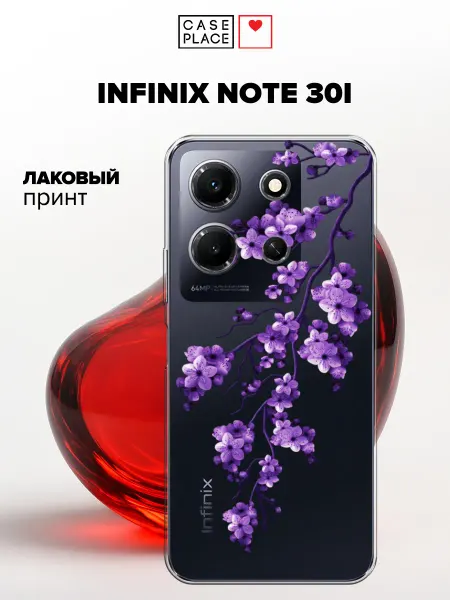 Case Place Чехол на Infinix Note 30i сакура