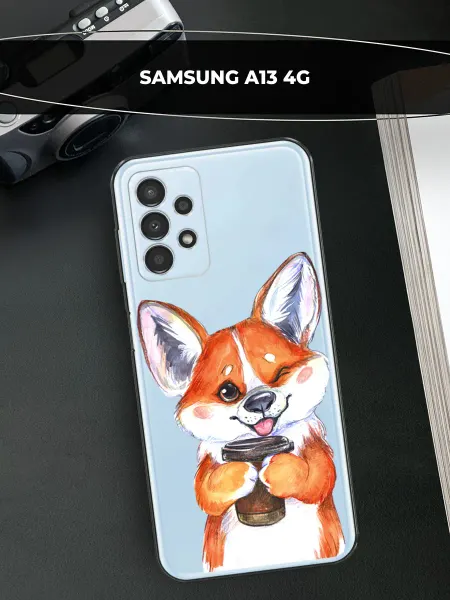 Samsung Чехол на Galaxy A13 4G с собакой