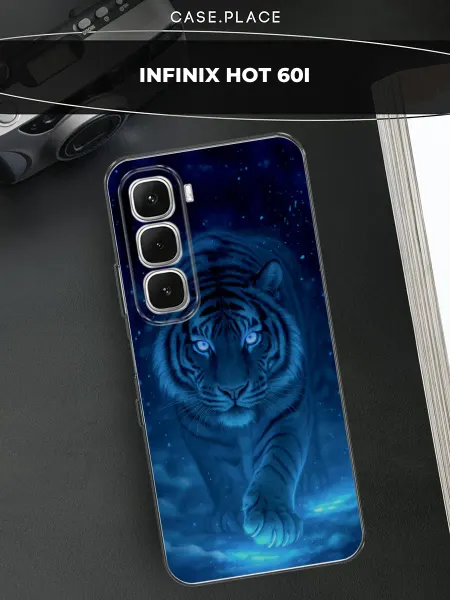 Infinix Чехол на Hot 60i тигр