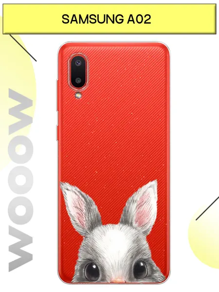 Samsung Чехол на Galaxy A02 кролик