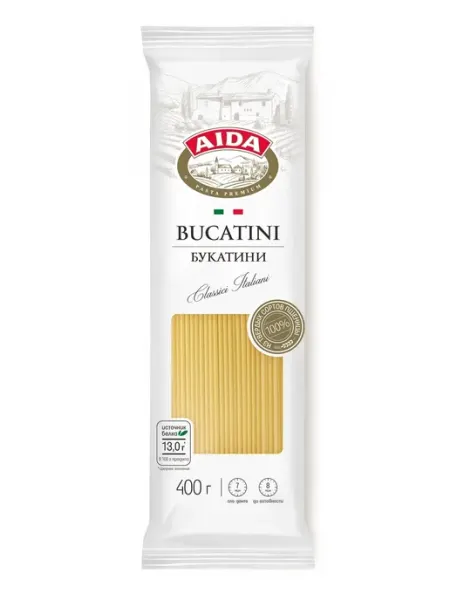 AIDA Макаронные изделия Bucatini Букатини 400г