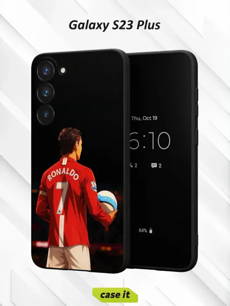 Case it Чехол на Samsung S23 Plus принт Криштиану Роналдусо спины