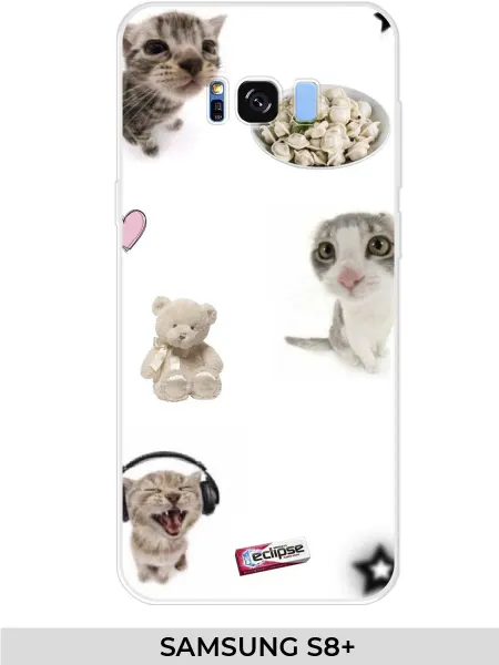 NOOTO Чехол на SAMSUNG S8+ котиками