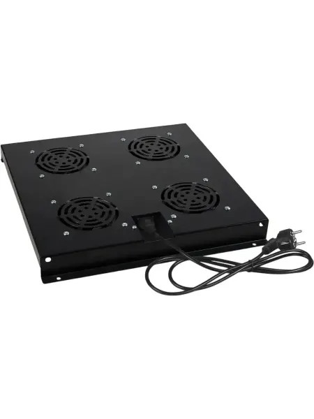 Cabeus Модуль вентиляторный TRAY-SC-120-BK 4 вент. черный
