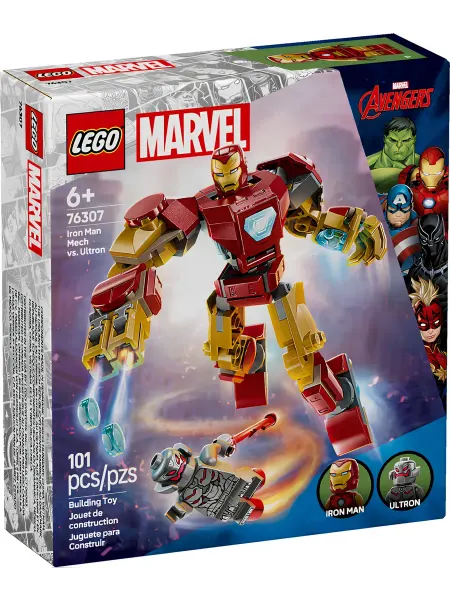 LEGO Конструктор Marvel 76307 Железный человек против Альтрона
