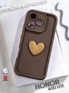 Чехол на Honor 400 lite с сердечком