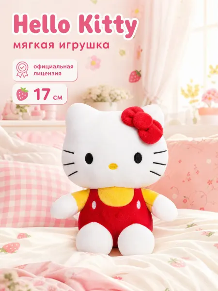 Мульти-пульти Мягкая игрушка Hello Kitty плюшевая кот для девочки детская