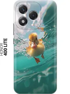 Силиконовый чехол на Honor 400 Lite с принтом "Подводный утенок"