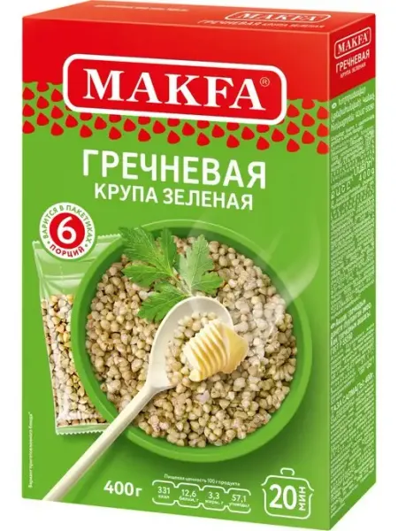 Крупа гречневая Makfa, 400 г