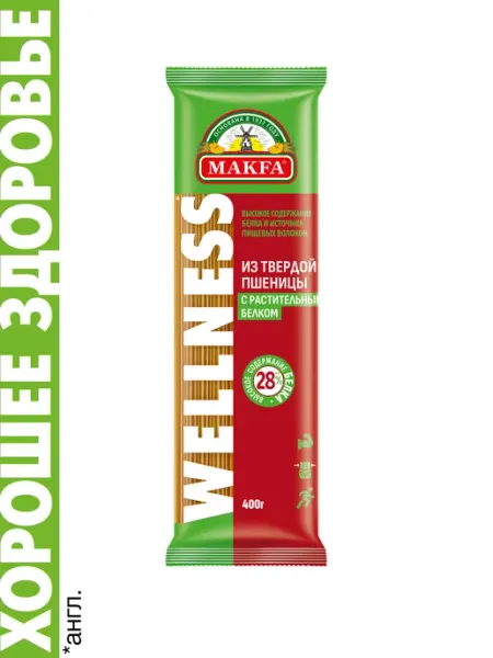 Makfa Макароны высокобелковые спагетти 400 г